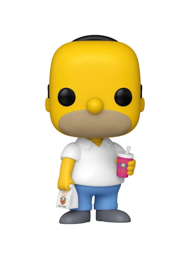 Funko POP! Television The Simpsons Homer with Krusty Burger Vinyl Figure (11.2 cm) - Image 2